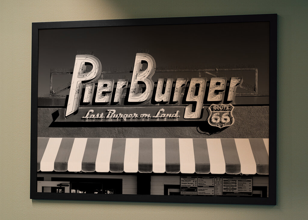 Burger de la jetée de Pacific Park