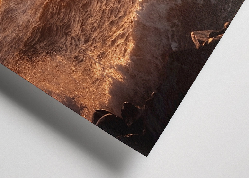 Surfen bei Sonnenuntergang