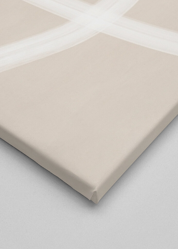 Weißes Pinselstrich-Poster Nr.1