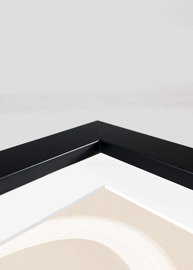 Weißes Pinselstrich-Poster Nr.1