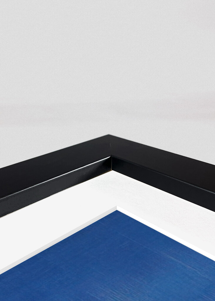 Wolk Wall Art Schilderij Blauw