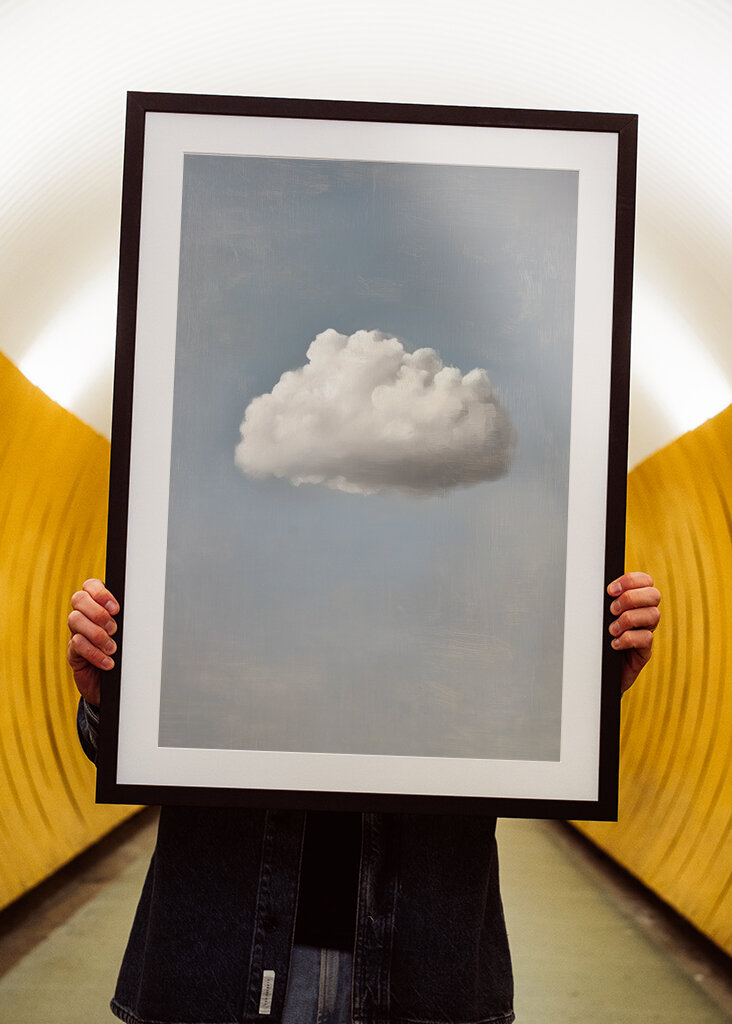 Felhőfestés szürke 