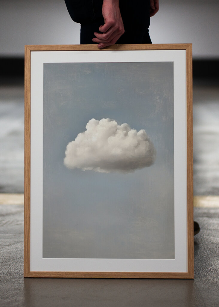 Felhőfestés szürke 