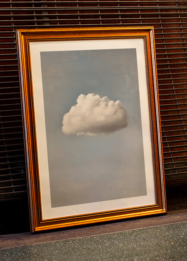 Felhőfestés szürke 