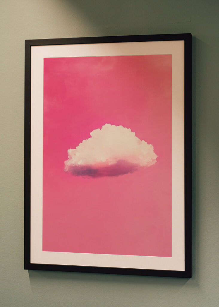 Cloud in Pink Sky