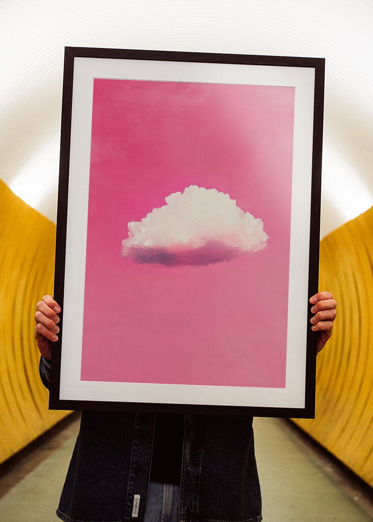 Cloud in Pink Sky