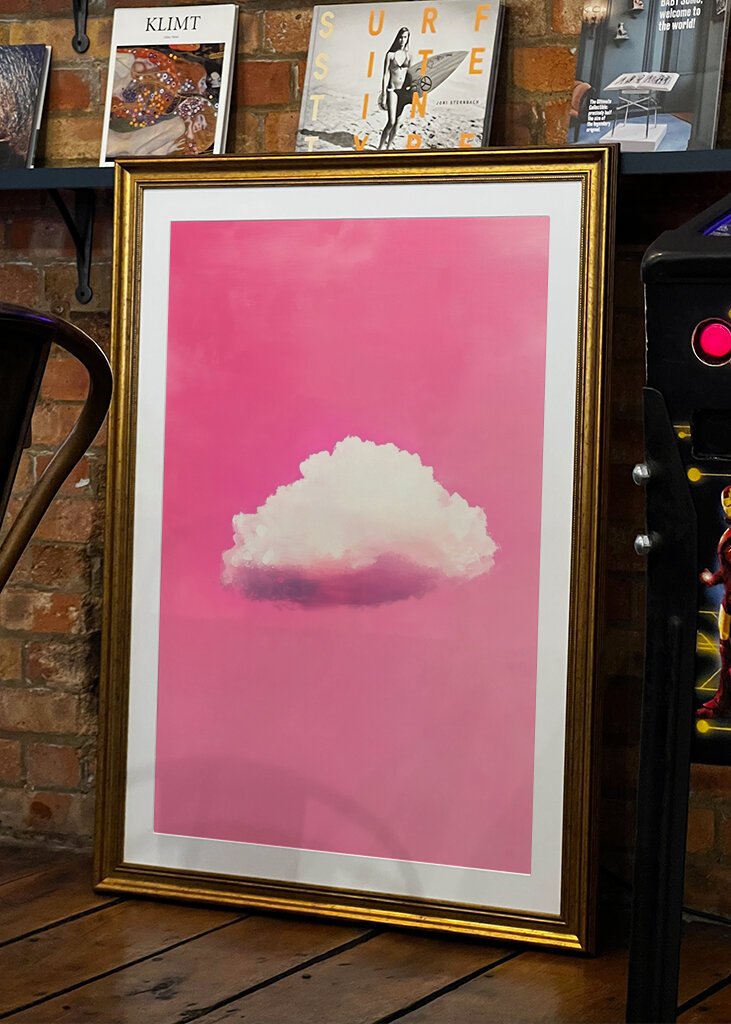Cloud in Pink Sky