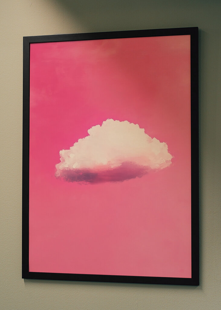 Cloud in Pink Sky