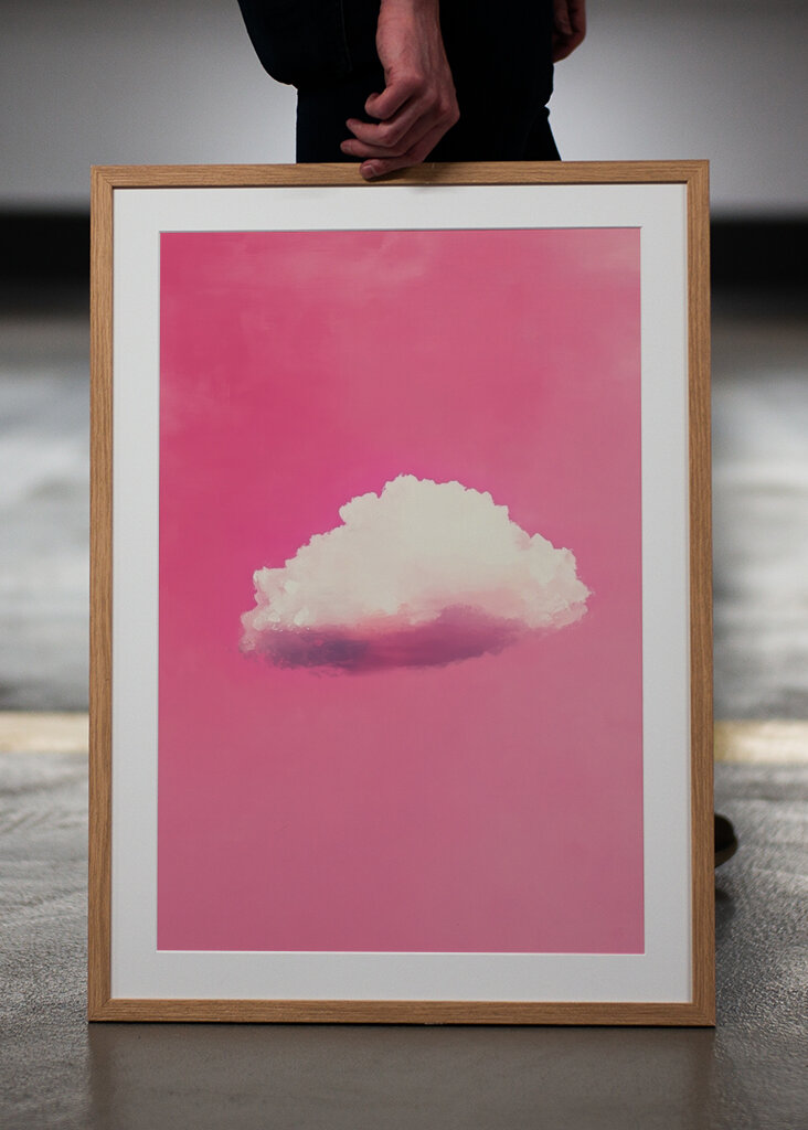 Cloud in Pink Sky