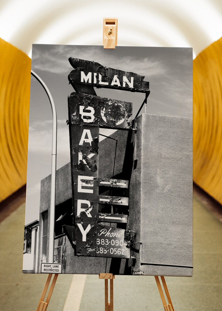 Retro Sign Bäckerei