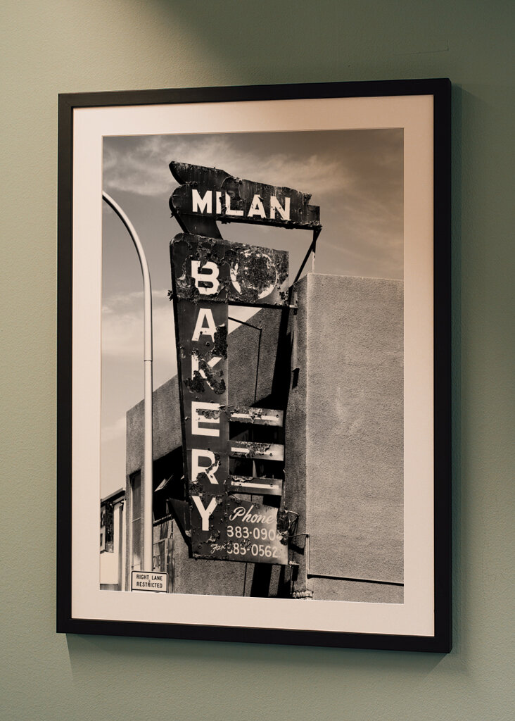 Retro Sign Bäckerei