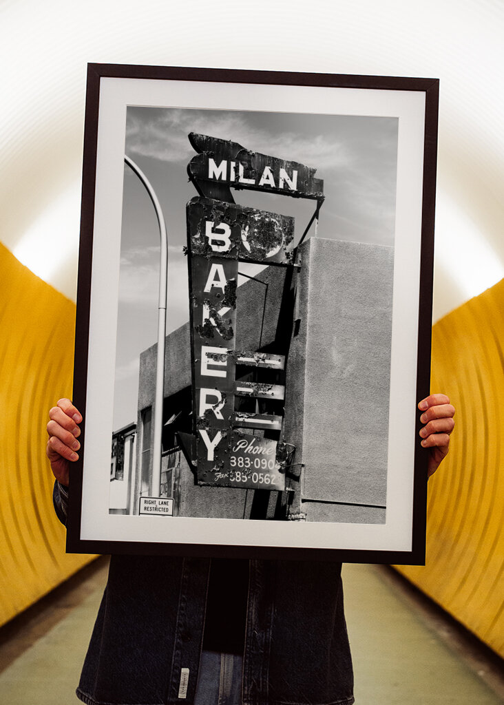 Retro Sign Bäckerei