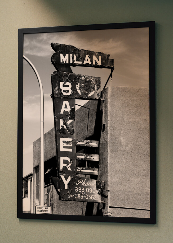Retro Sign Bäckerei