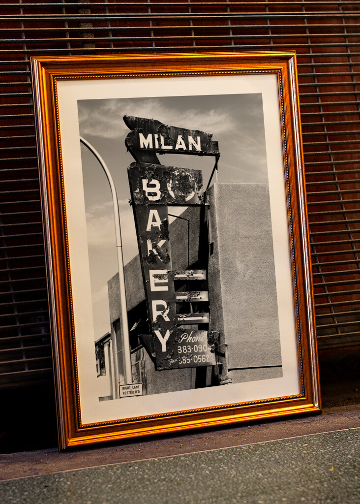 Retro Sign Bäckerei