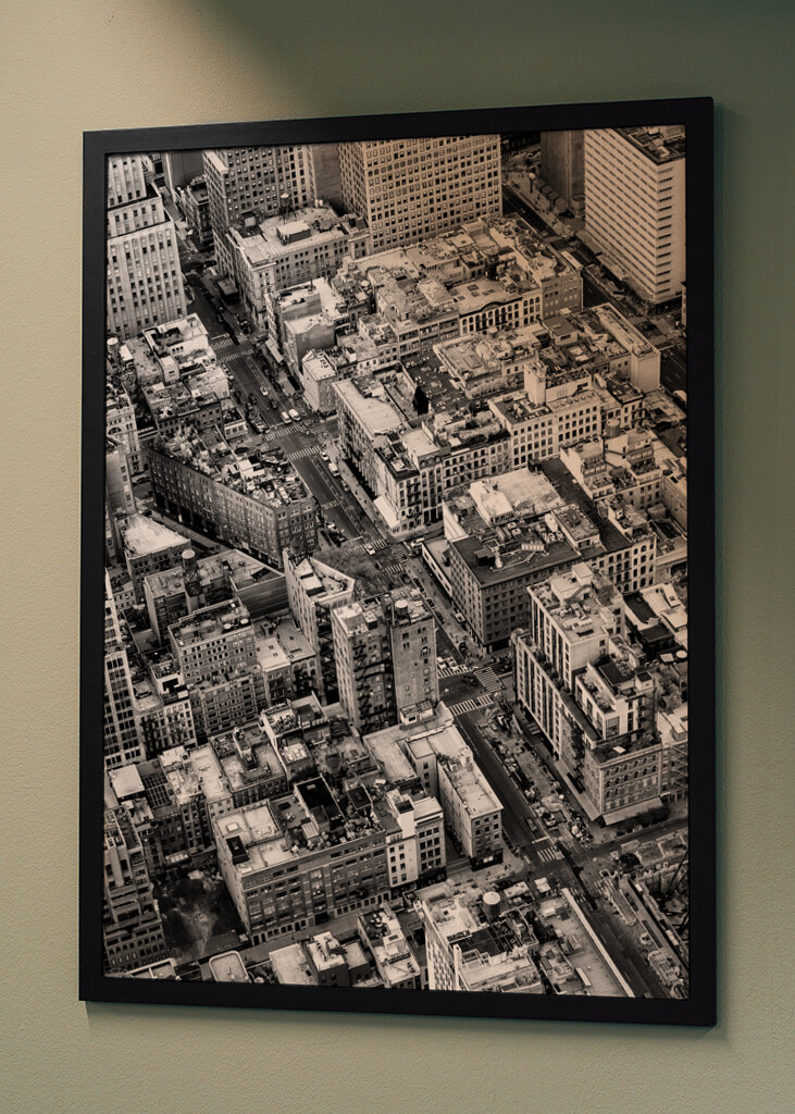 NYC égbolt kilátással