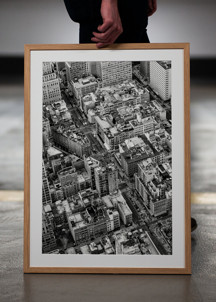 NYC égbolt kilátással