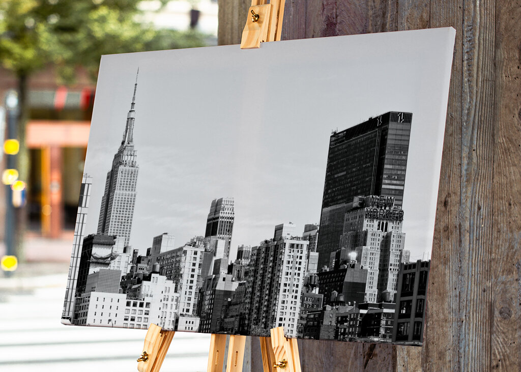 Felhőkarcolók látképe