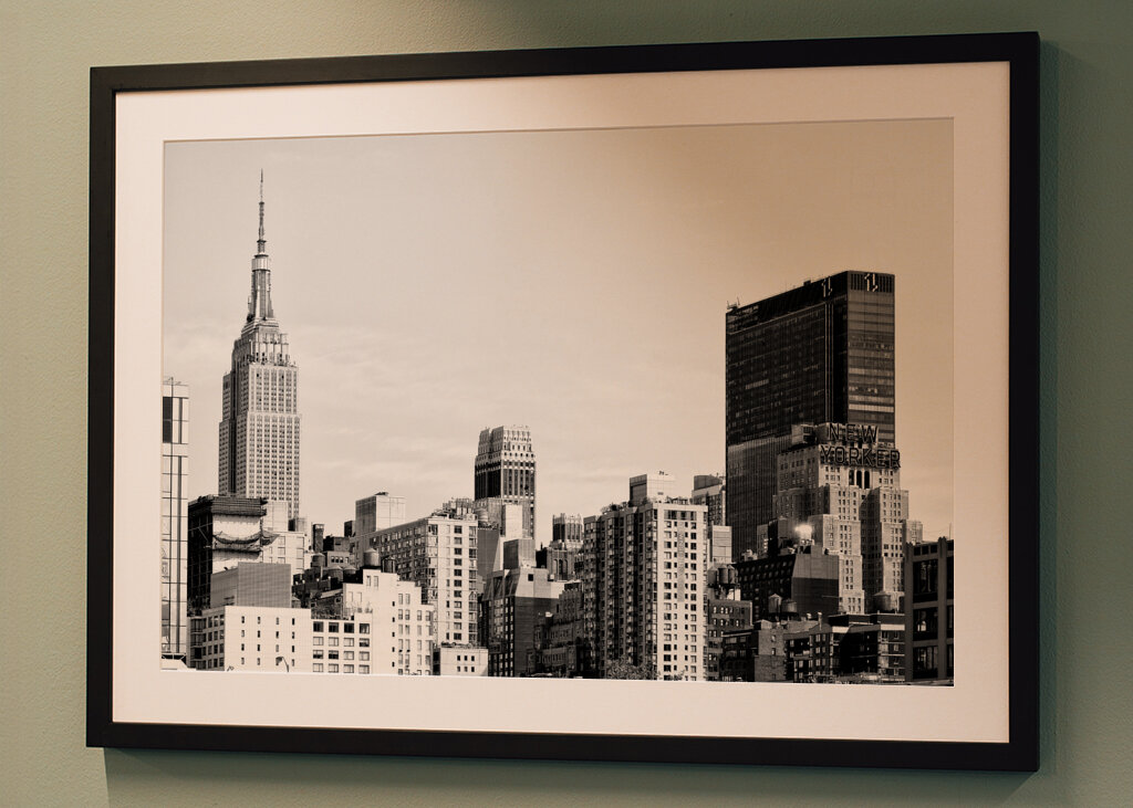 Felhőkarcolók látképe