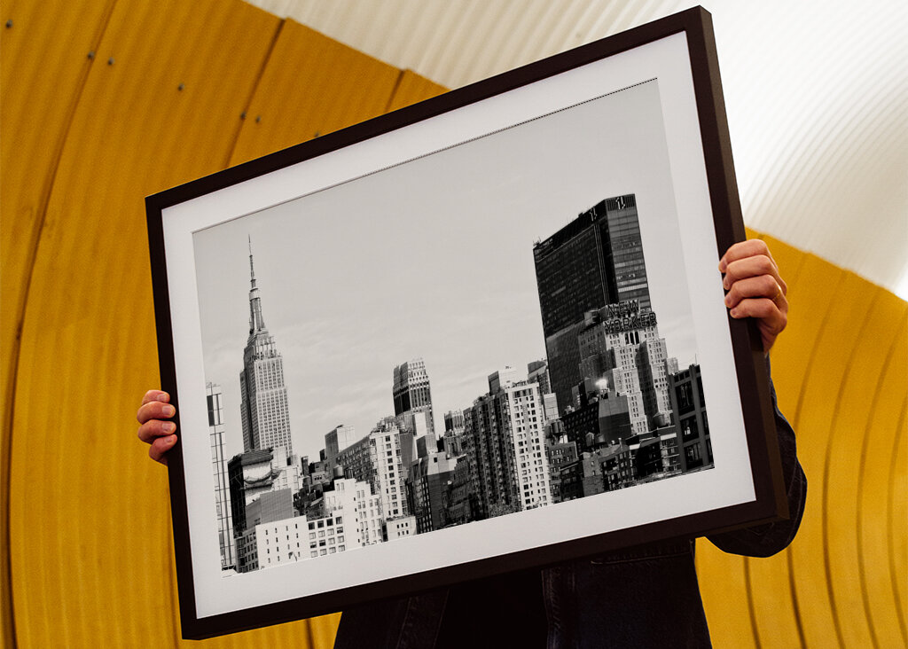 Felhőkarcolók látképe