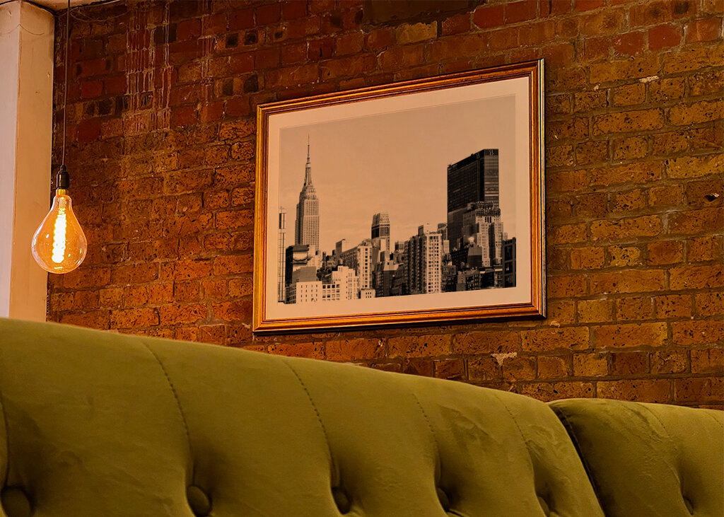 Felhőkarcolók látképe