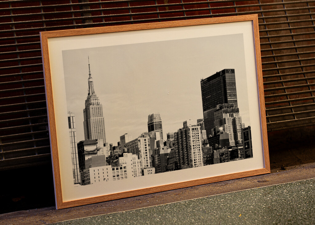 Felhőkarcolók látképe