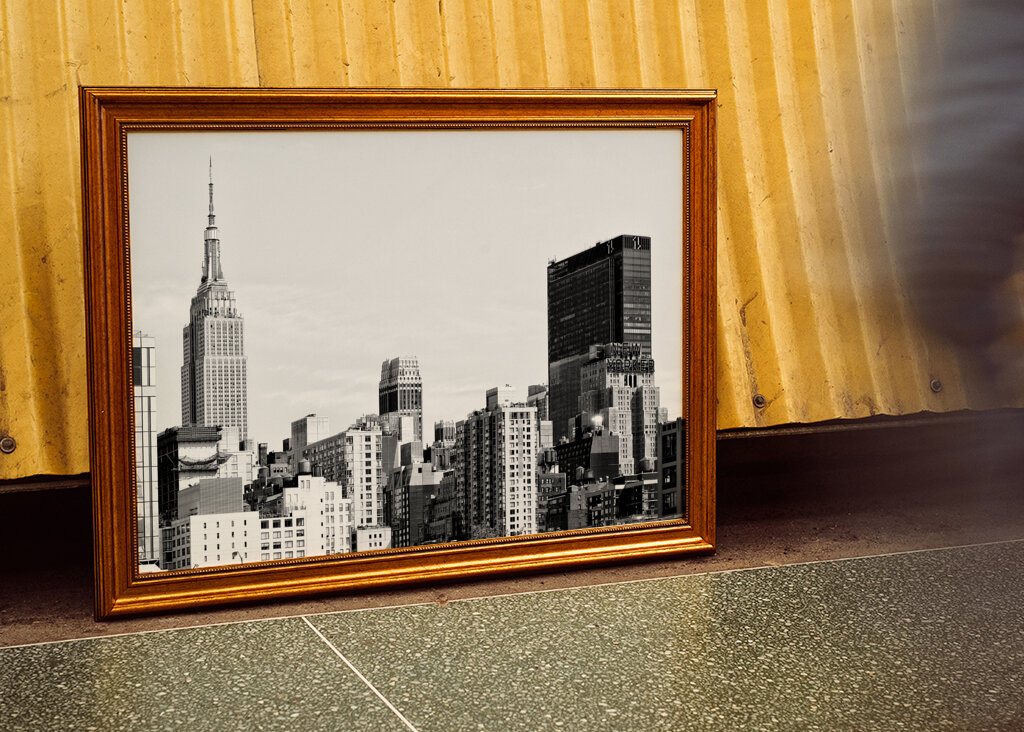 Felhőkarcolók látképe