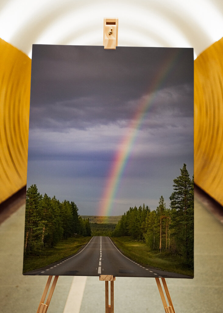 De weg van de regenboog