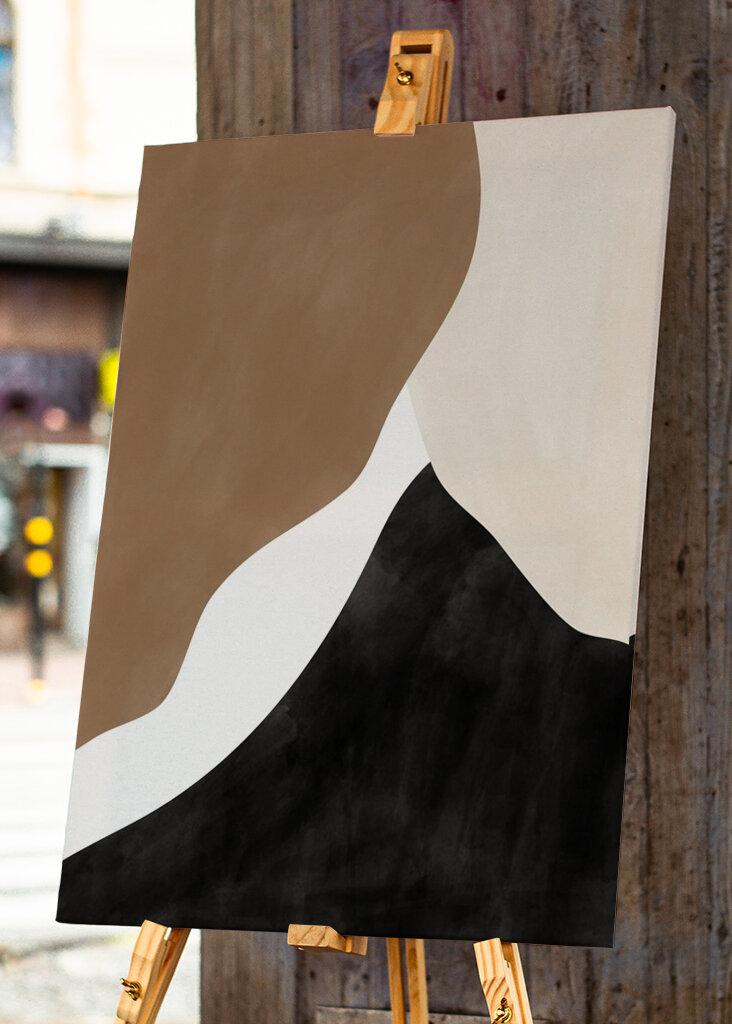 Abstract Beige Brown 