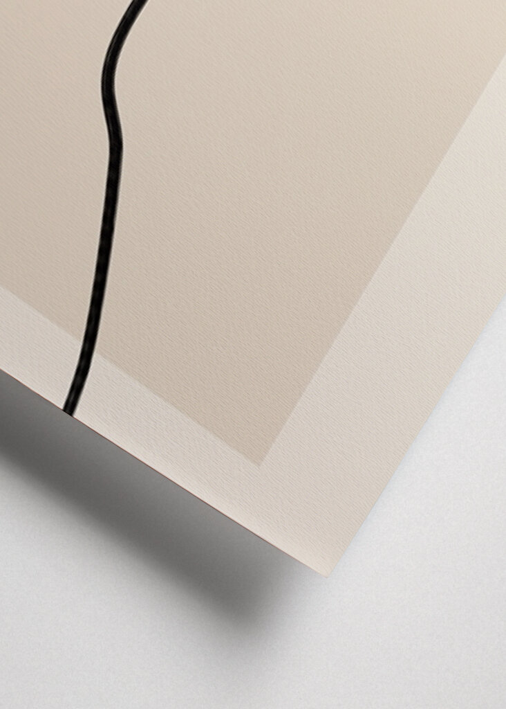 Weiche abstrakte Linien Kunst