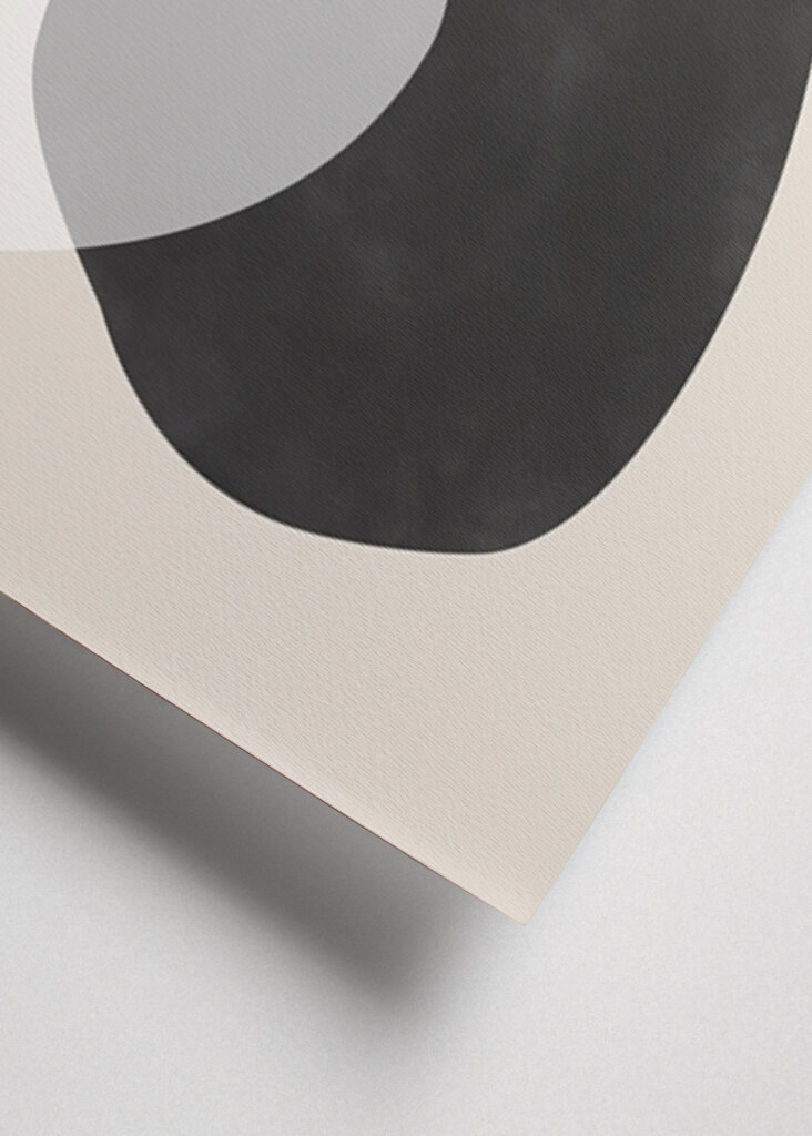 Beżowe kształty boho grafika