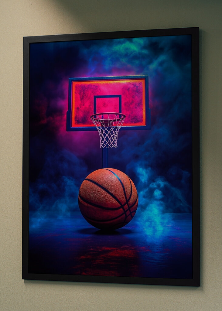 Basket-ball et cerceau