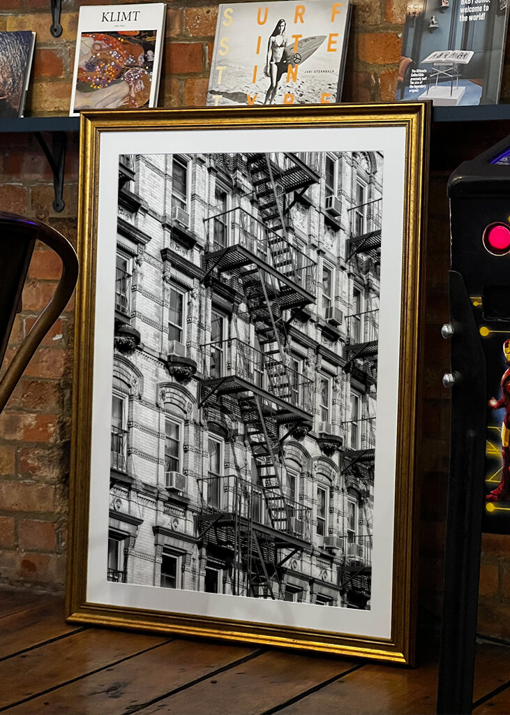 Fachada de escaleras