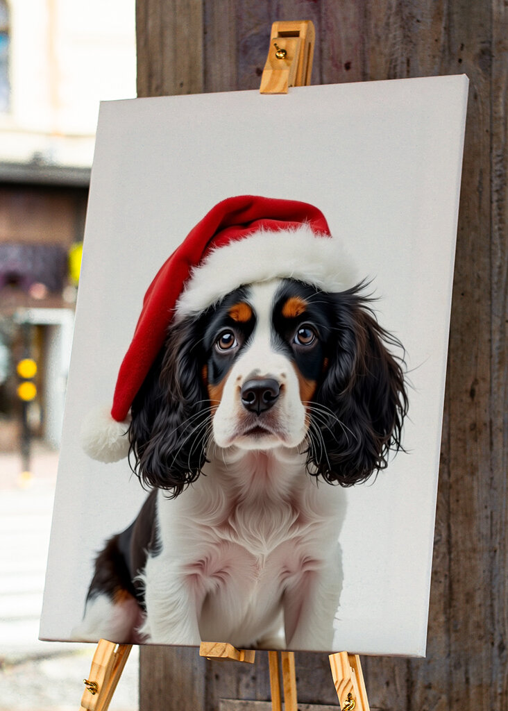 roztomilý vánoční pes 