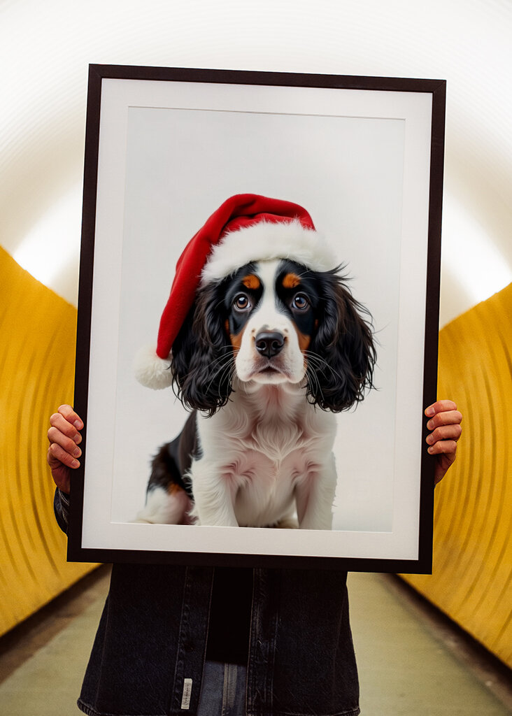 roztomilý vánoční pes 