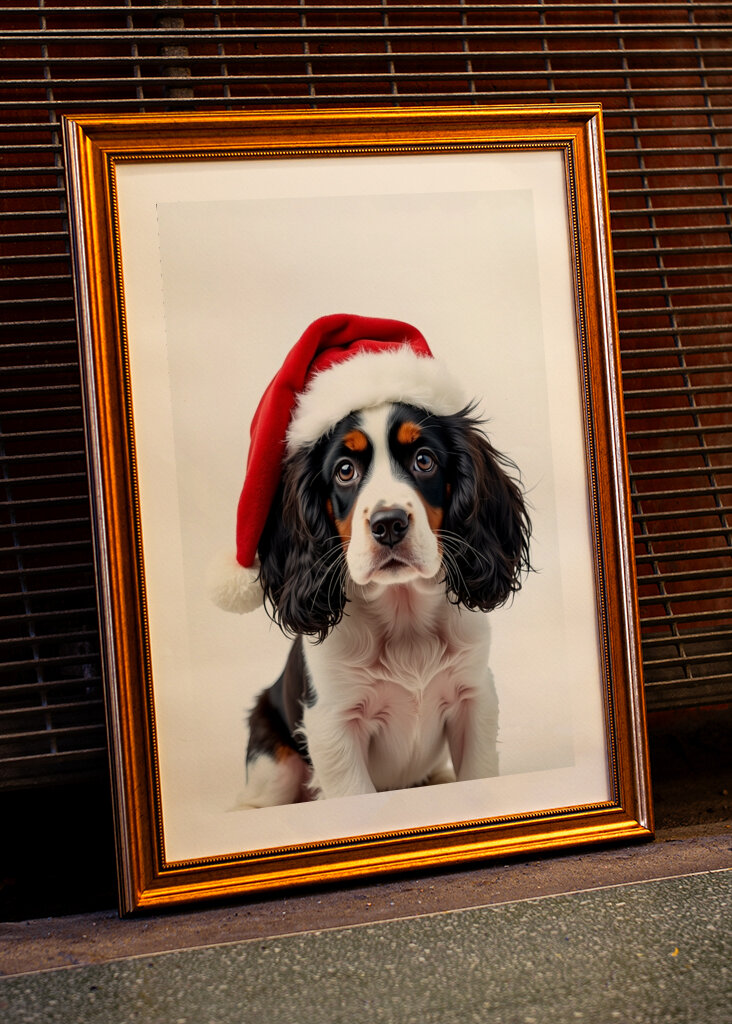 roztomilý vánoční pes 