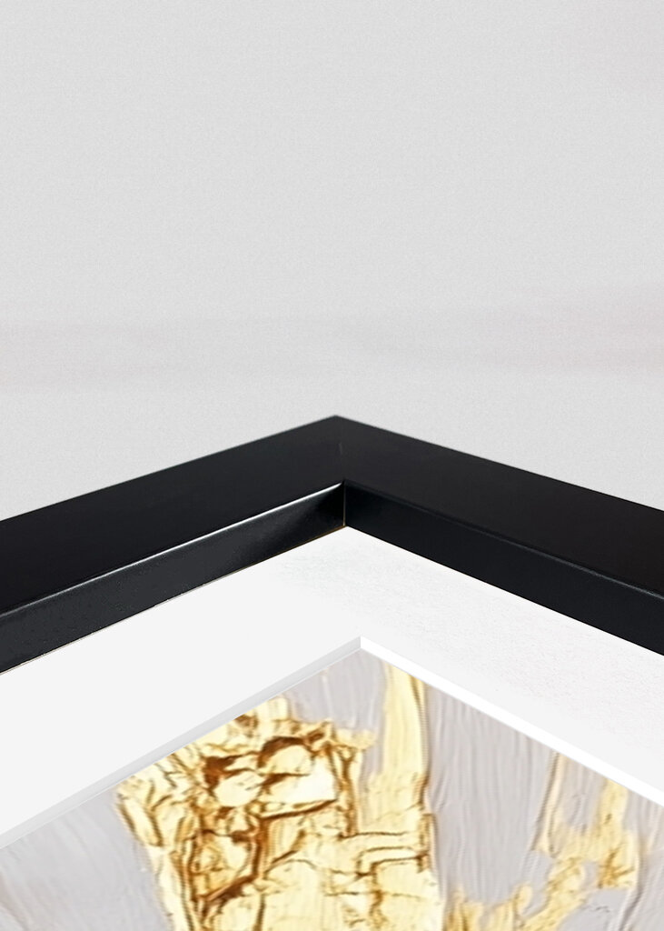 Gold sun as a painting