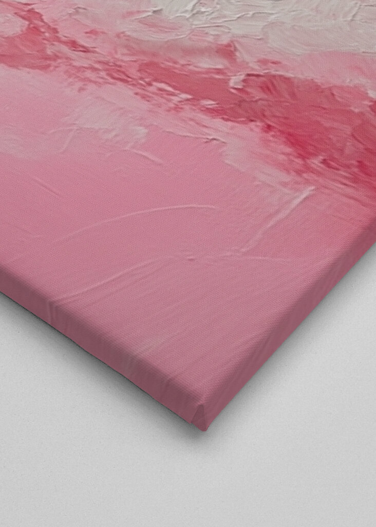 Pink sky and white clouds