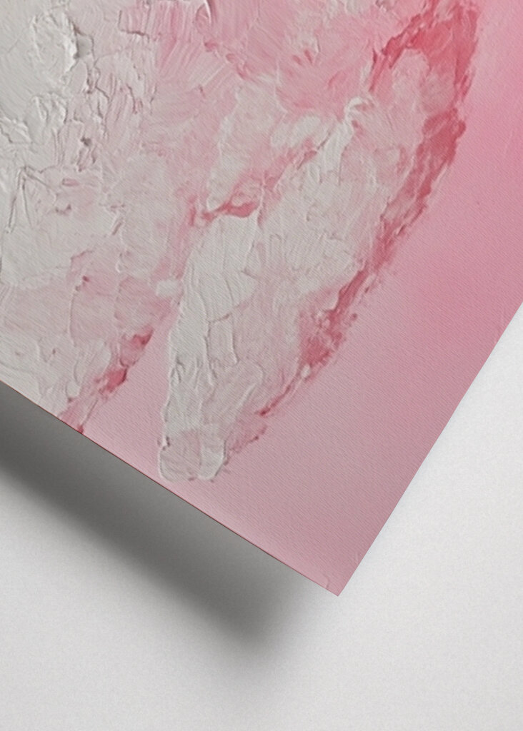 Pink sky and white clouds