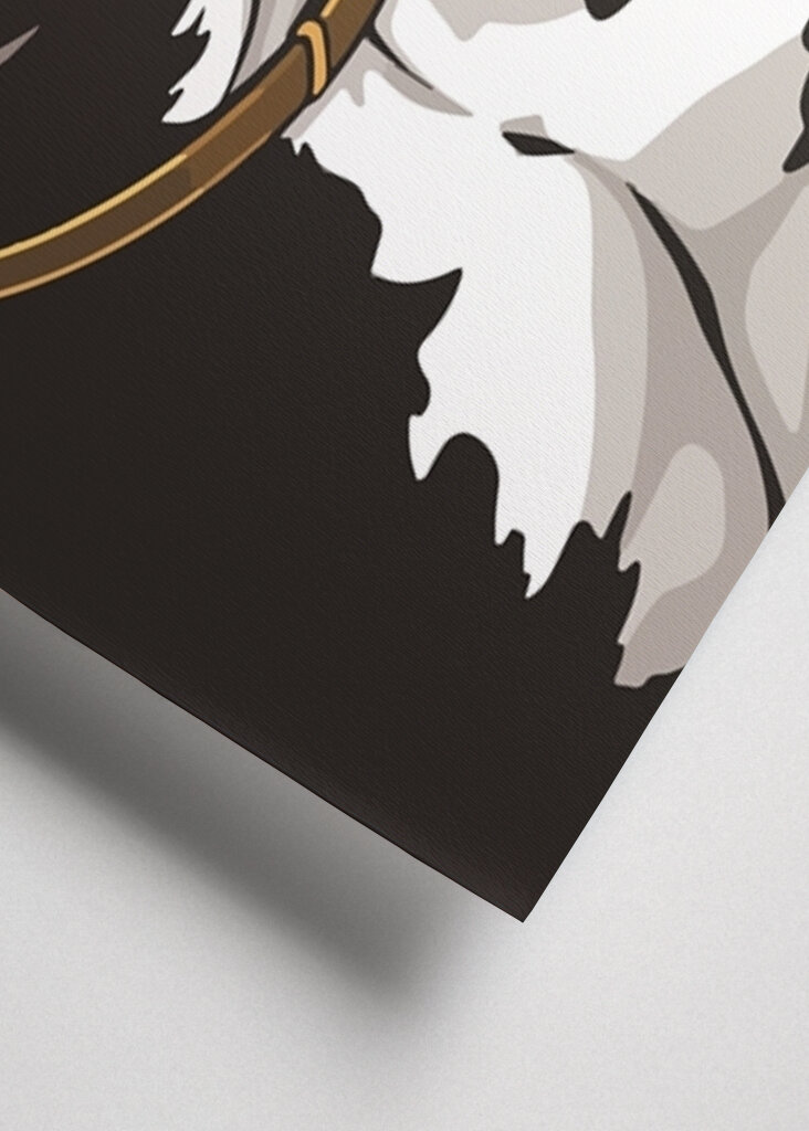 Tyylikäs ja persoonallinen koira 