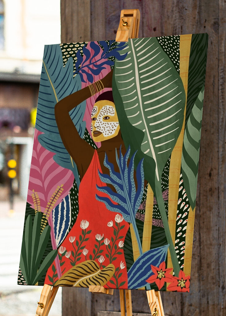 Pige i maske #2427826