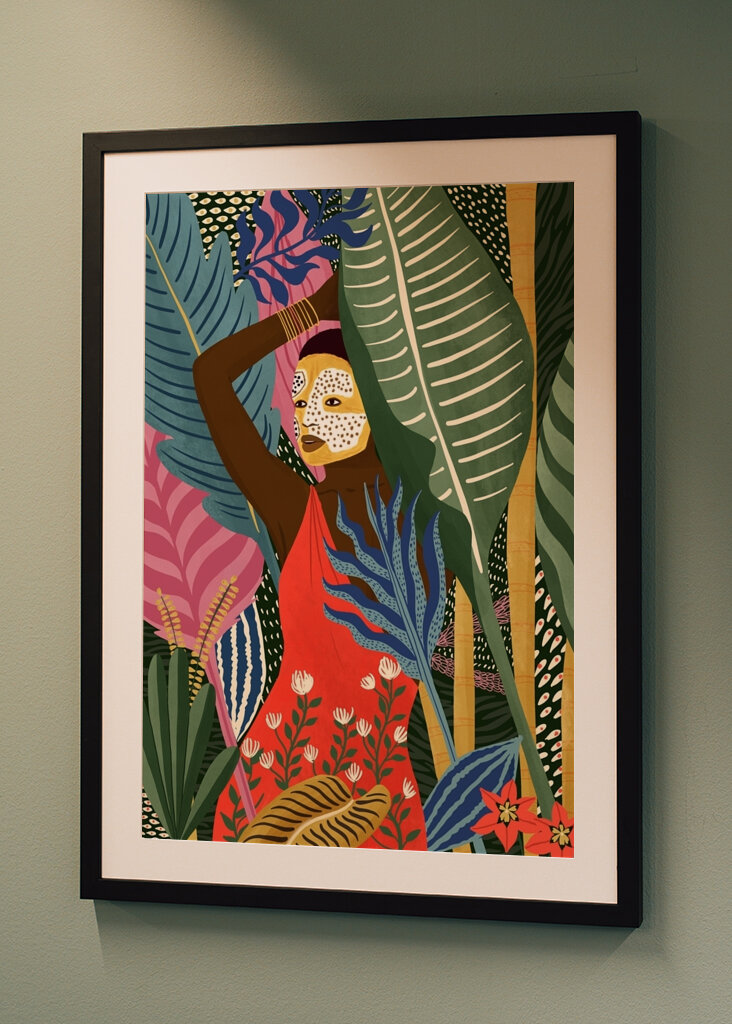 Pige i maske #2427826