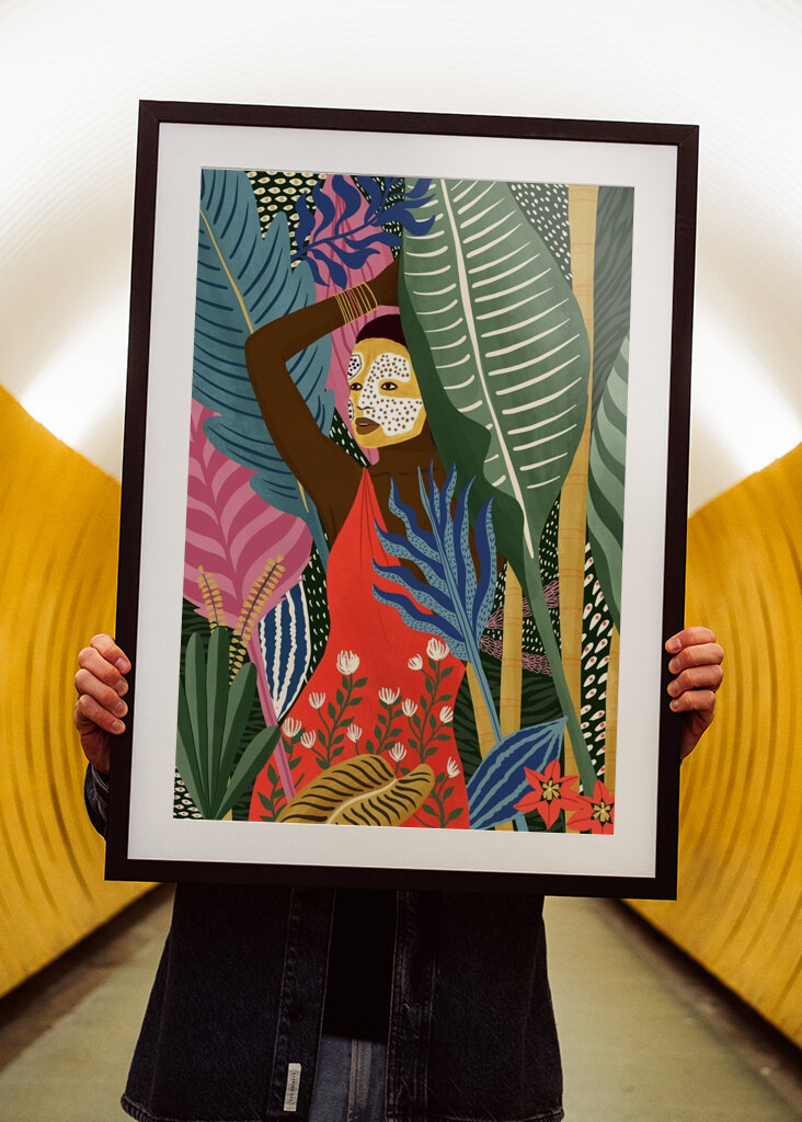 Pige i maske #2427826