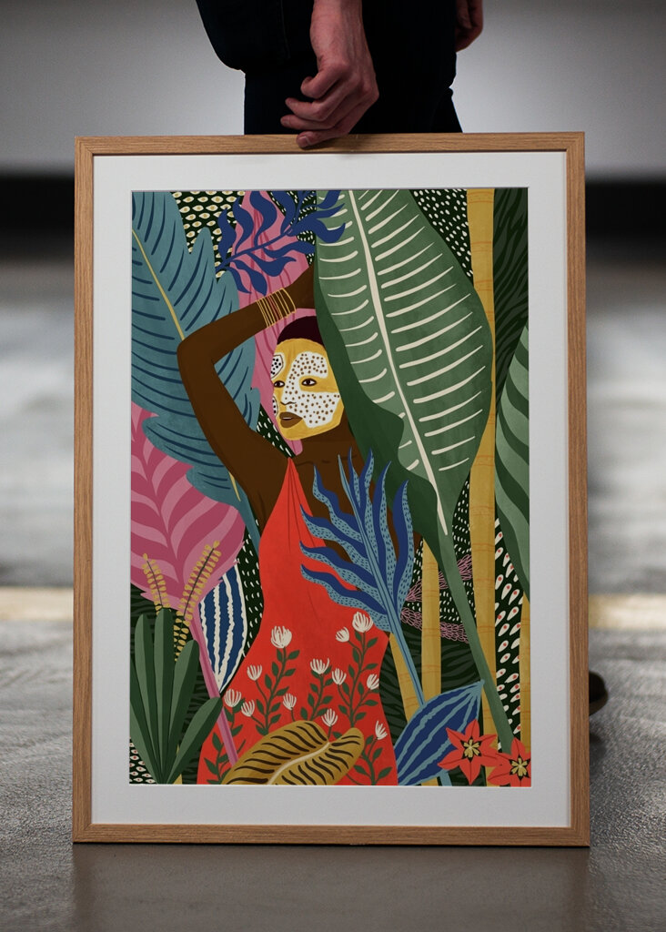 Pige i maske #2427826