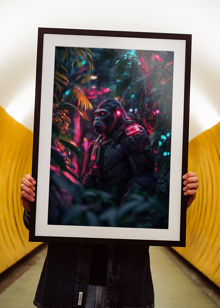 Kybergorilla viidakossa