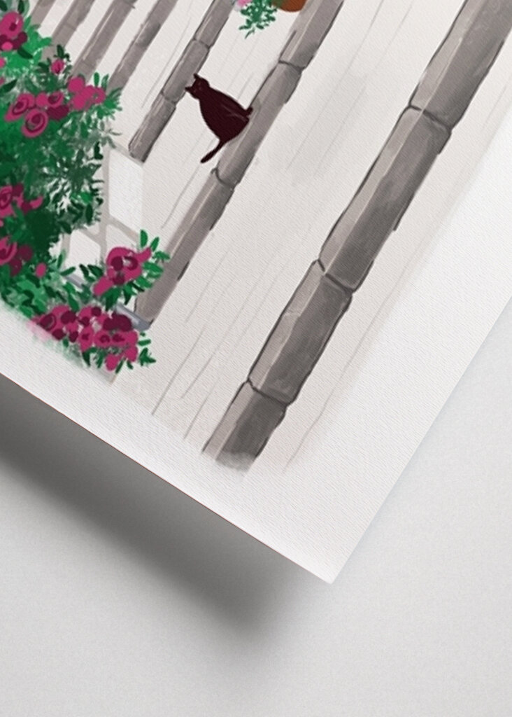 Une femme et un chat #2460773