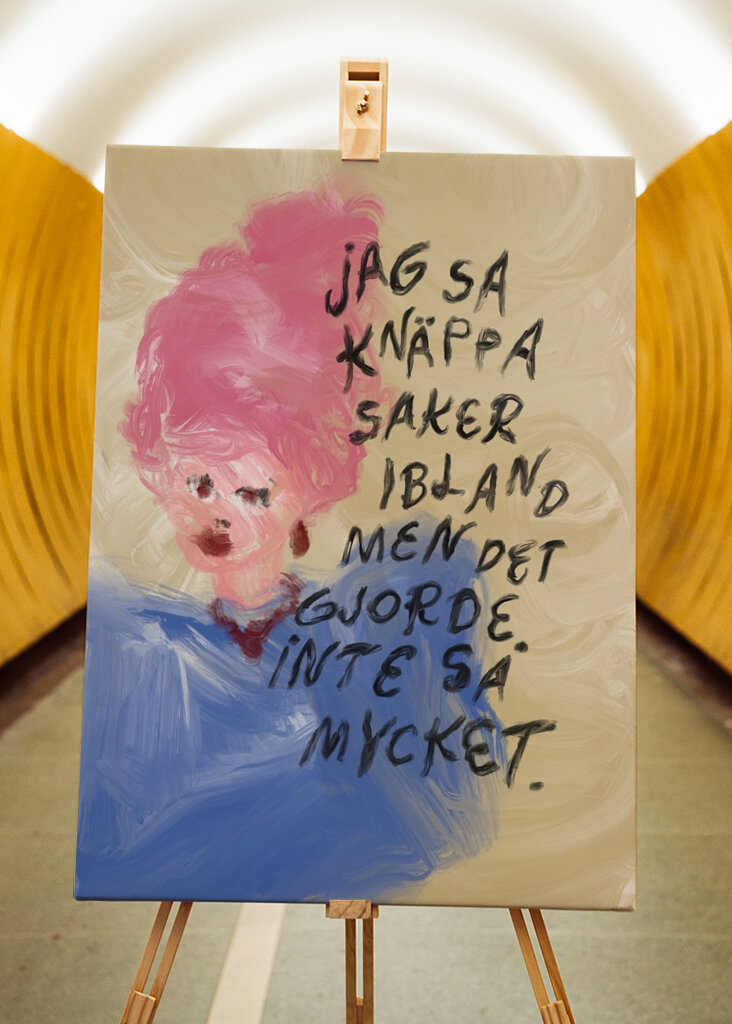 Jag sa knäppa saker ibland