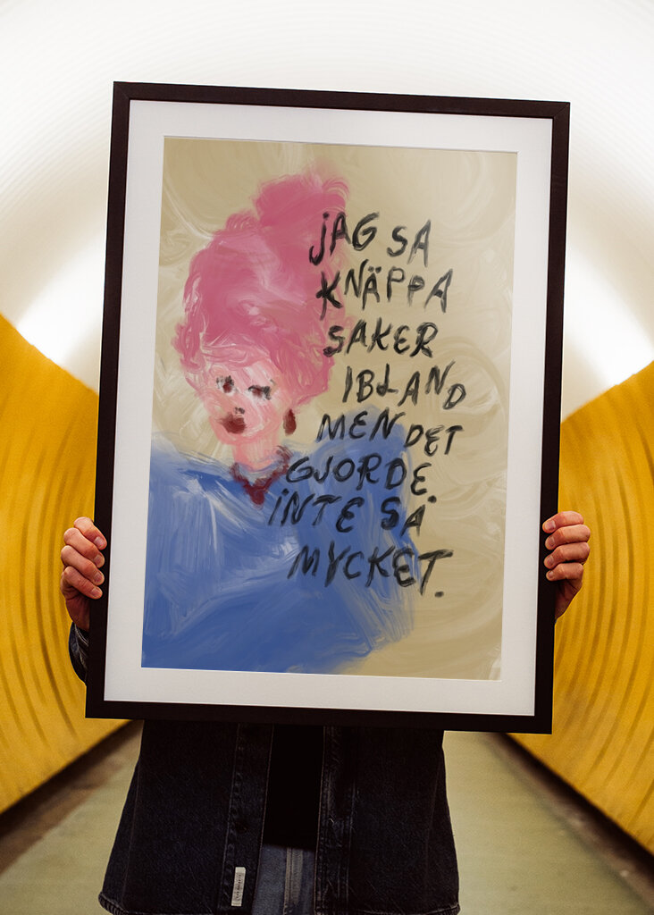 Jag sa knäppa saker ibland