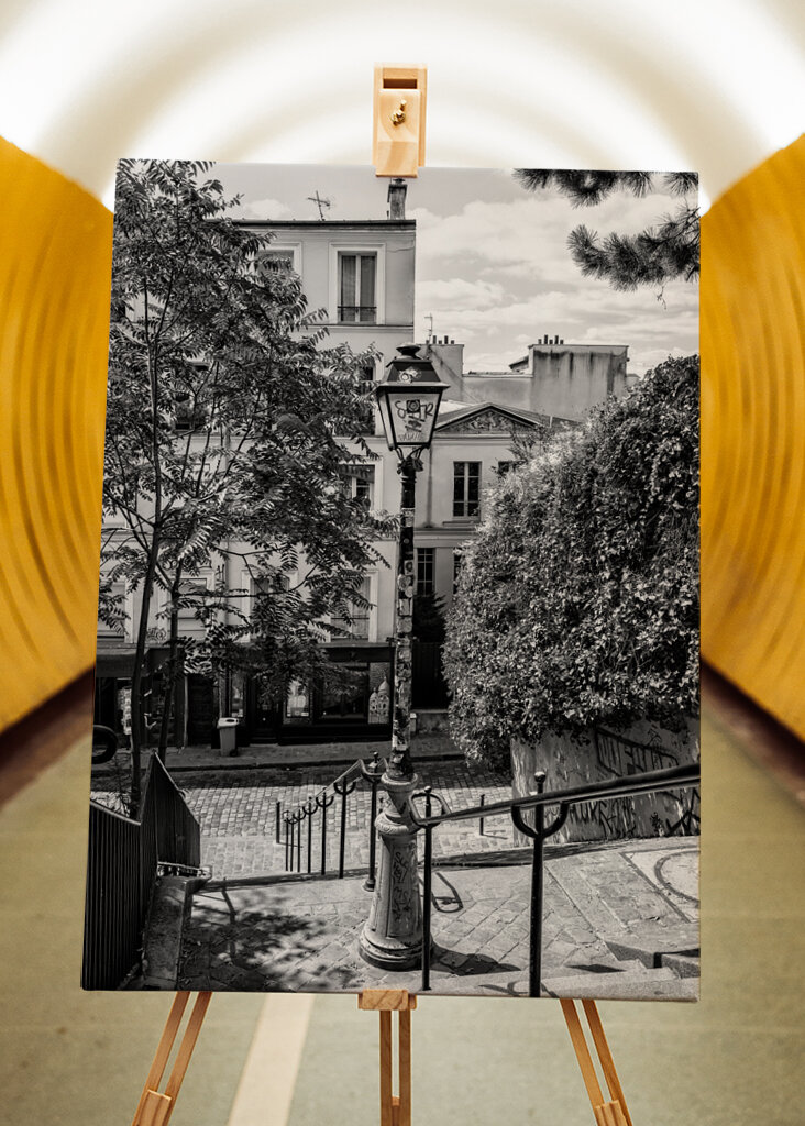 Ikonické pařížské schodiště