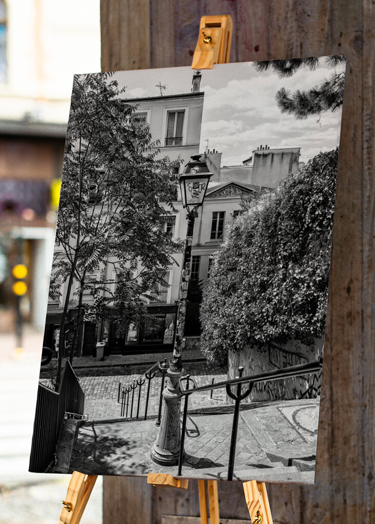 Ikonické pařížské schodiště