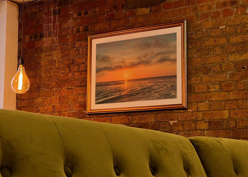 Zonsopgang in de Waddenzee 